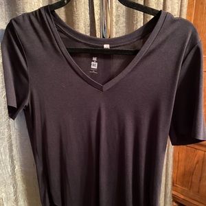 Me to We Vneck Black Tee